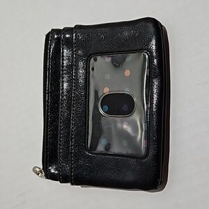 Black small zip wallet